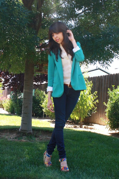 target green blazer