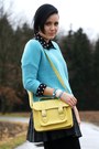 primark yellow satchel