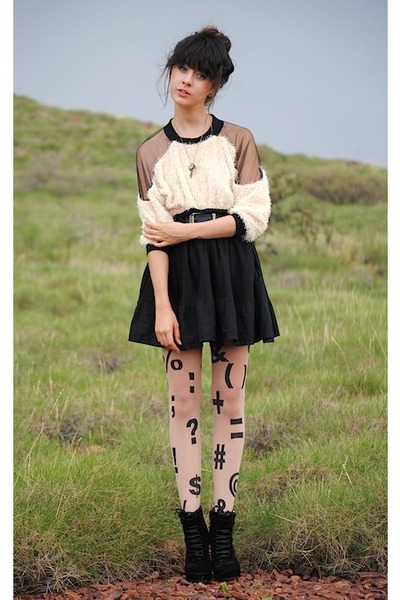 black American Apparel tights - cream httpwwwwholesale-dressnetsearchphpencodeYT