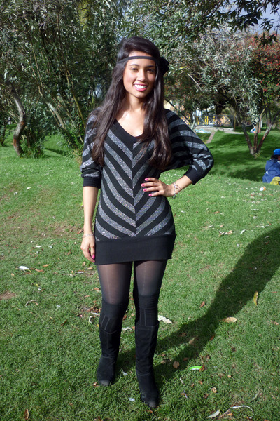 black tights in summer