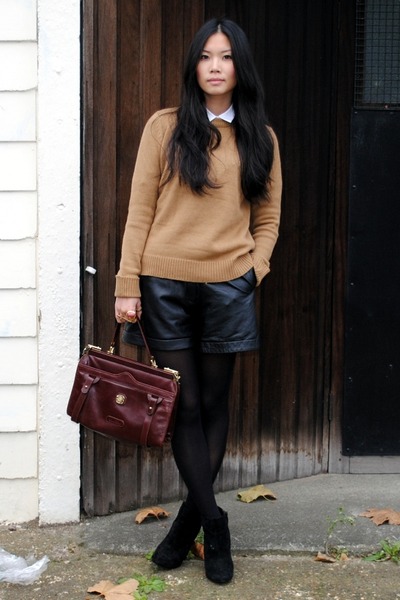 asos boots - Zara jumper