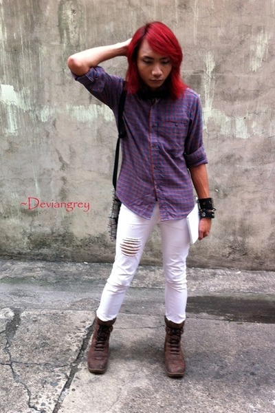 skinny jeans and boots mens