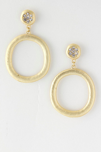 Gold Crystal Vivian Earrings By Emmastine Chictopia Emma Stine Earrings