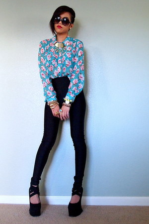 gold piercing points LYLIF necklace - gold choker LYLIF necklace