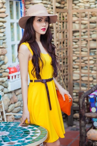 Orange Dress Hat