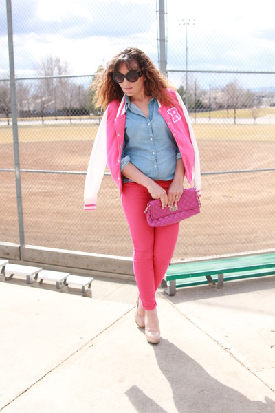 hot pink jacket target