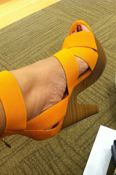 Orange Bakers Shoes Heels | \