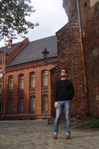 brick red oxfords Zara shoes - denim jeans Zara jeans