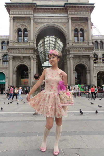 Pink Lace Shimaki Angel Bag Bags Milano Pink Lace Shimaki Angel Bag