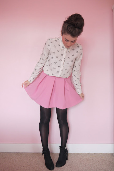 Zara Shirts, Pink Topshop Skirts | 