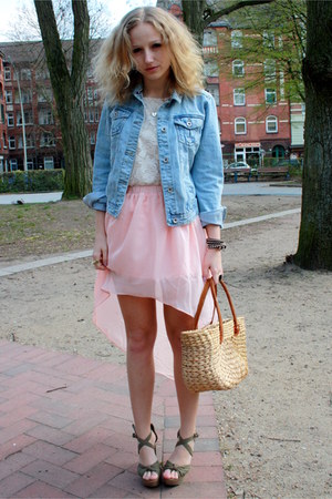 zara light blue denim jacket