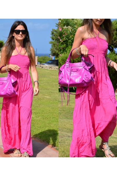 Cotton No Brand Dresses Leather Bag Balenciaga Bags Celine Cotton No Brand Dress Leather Bag Balenciaga Celine Sungl