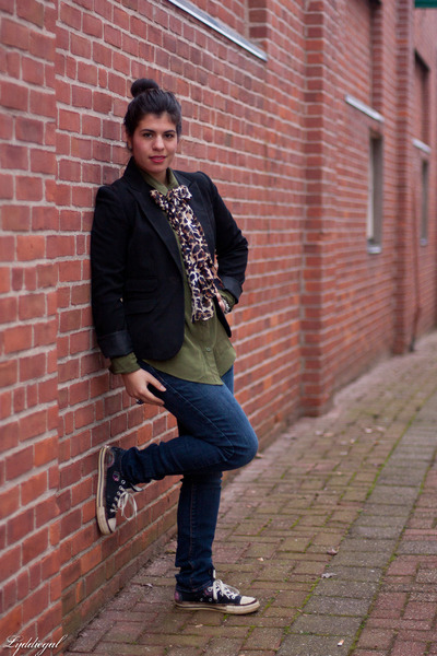 kohls black converse