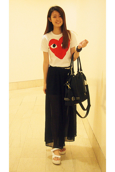 comme des garcons play outfit