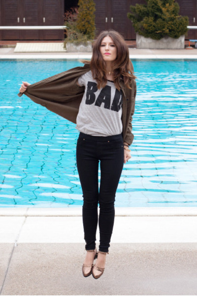 mango black skinny jeans