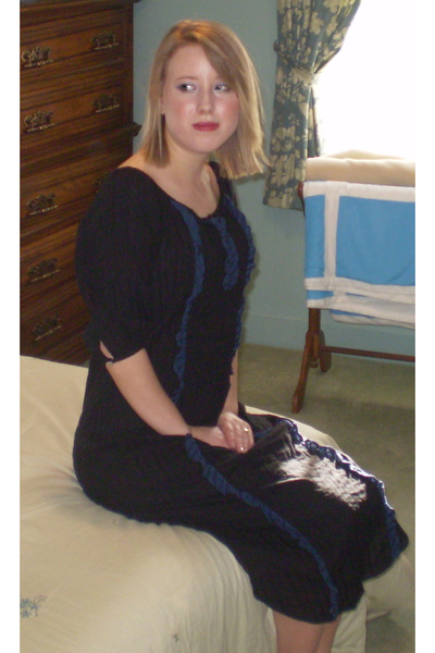Blue Jovovich Hawk Dress - Blue Jovovich Hawk Dress - Salazarfangurl's Blog - Vintage, Everyday In The Spring - Chictopia
