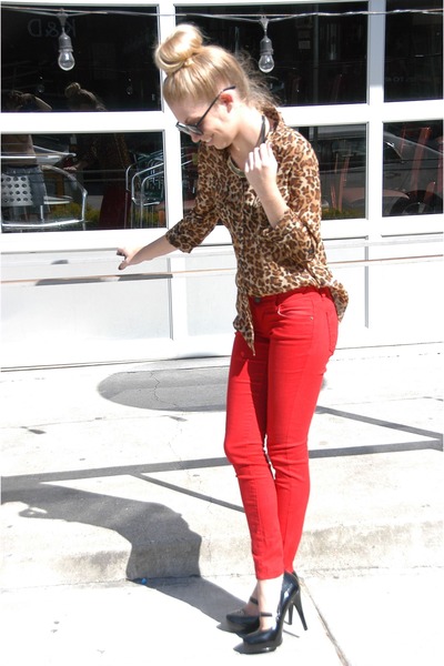 old navy leopard heels