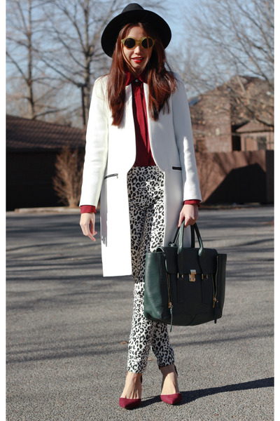zara white coat