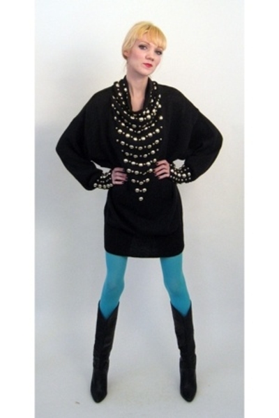 studded jumper dress