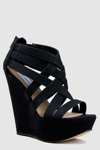 Steve Madden XCESS Strappy Wedge Sandal by ZooShoo | Chictopia