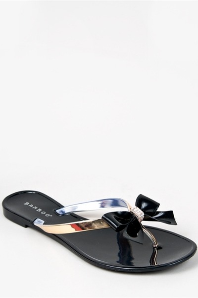 bamboo bow sandals