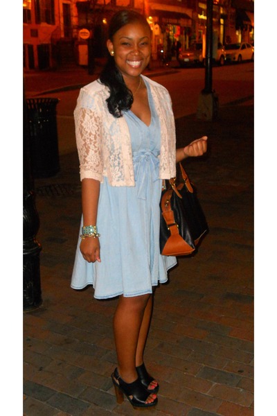 light jacket over dress