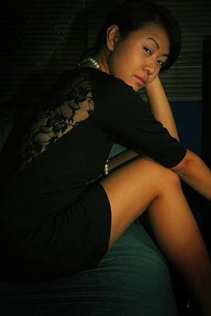 black Folded & Hung dress - Cuteture