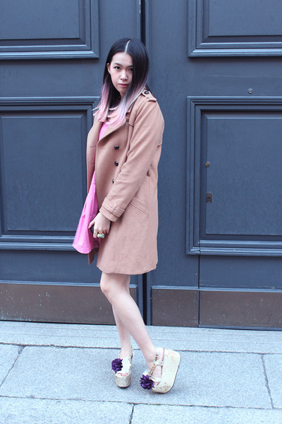 camel coat h and m