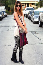 pants - boots - top - necklace