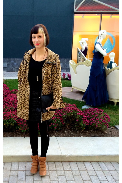 steve madden leopard coat