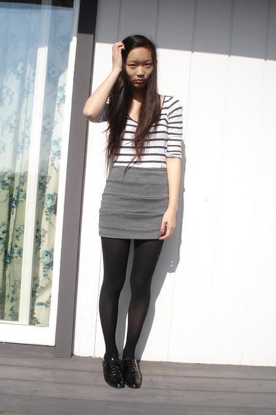 Black Skirt Stockings 115