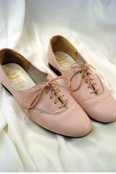 pink jazz shoes