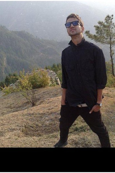 Men's Black Cotton French Connection Ts, Shirts, Black Cotrise Octave Pants | 