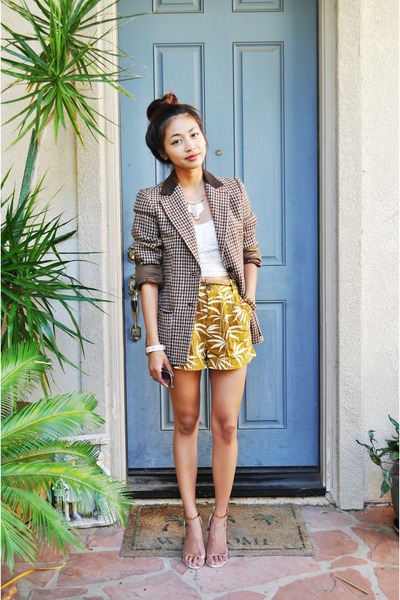 forever 21 plaid blazer