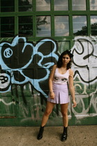 forever 21 shirt - vintage shorts - forever 21 shoes