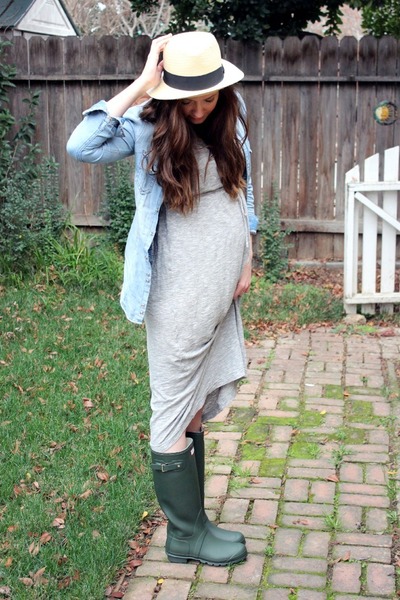 forest green hunter boots