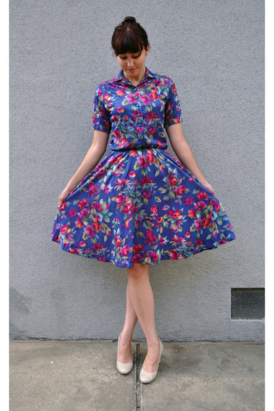 Blue Vintage Dresses Beige Bandolino Shoes Simple Lady By Blue Vintage Dress Beige Bandolino Shoes