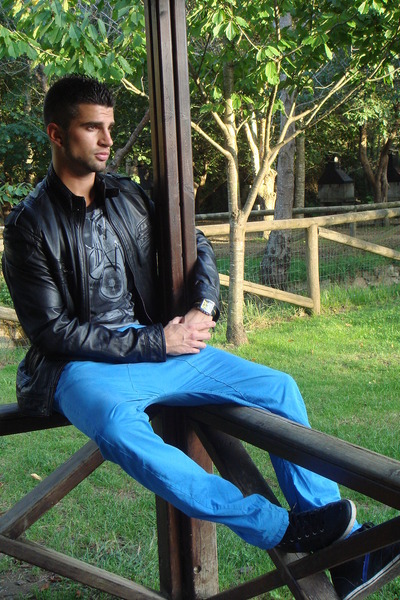 Black Leather Jacket Bershka Jackets, Black Disco Zara Ts, Shirts