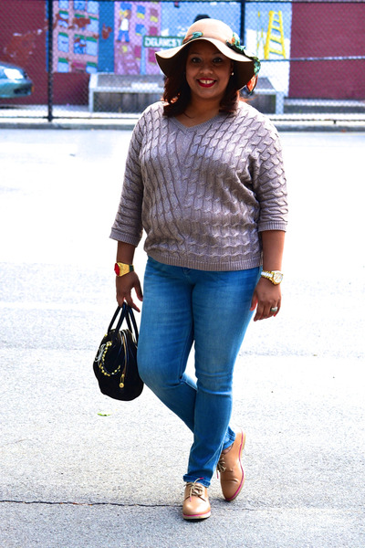 New York and Company sweater - Sketchers shoes - New York and Company jeans