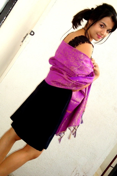 silk scarf dress. amethyst silk scarf scarf