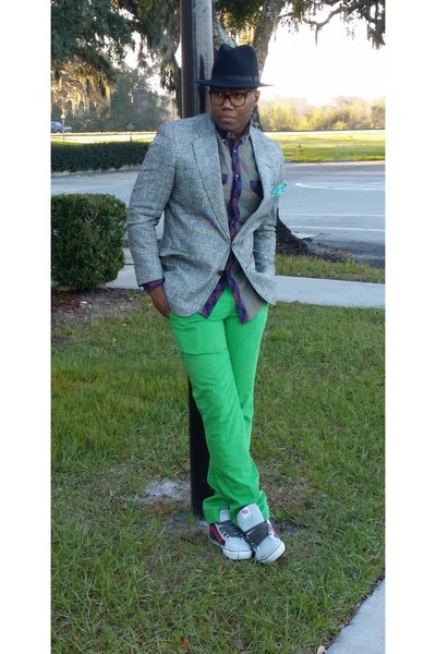 target green blazer