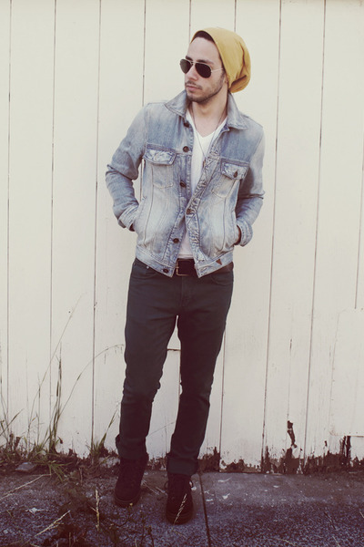 light blue jean vans