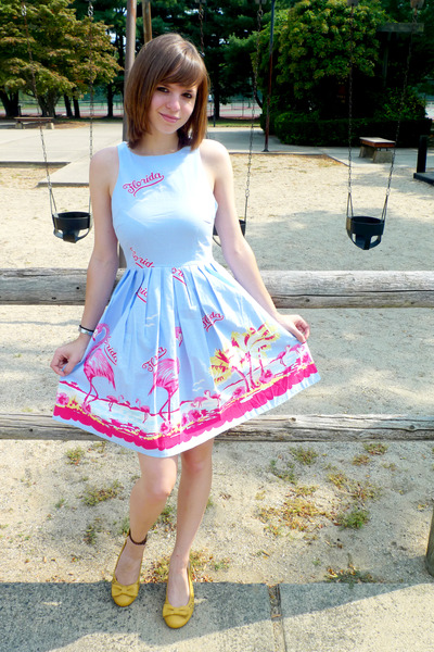 Sky Blue Florida Asos Dresses Mustard Payless Wedges Floridian Sky Blue Florida Asos Dress Mustard Payless Wedges