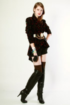 crimson THRIFTEDnet coat