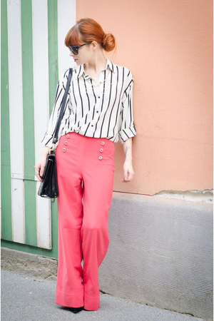 striped palazzo pants forever 21